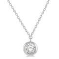 Poise Fable Round Shape Bezel Set Diamond Pendant