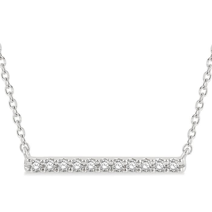 Bar Petite Diamond Fashion Necklace