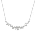 1/2 Ctw Round Cut Diamond Scatter Necklace in 14K White Gold