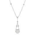 Echo Tamarind Round Shape Shine Bright Diamond Necklace
