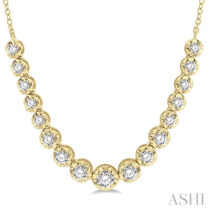 Cascade Harbor Illusion Diamond Necklace