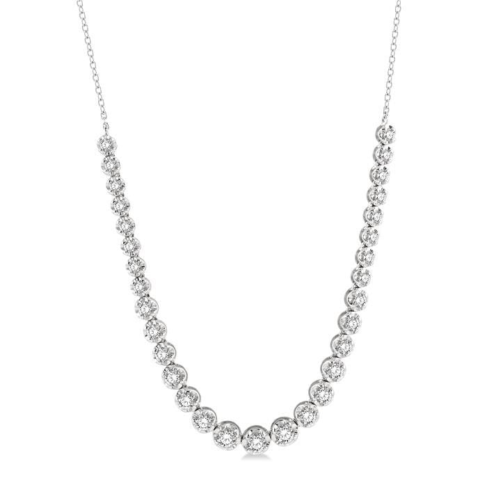 Cypress Xanthe Illusion Diamond Necklace