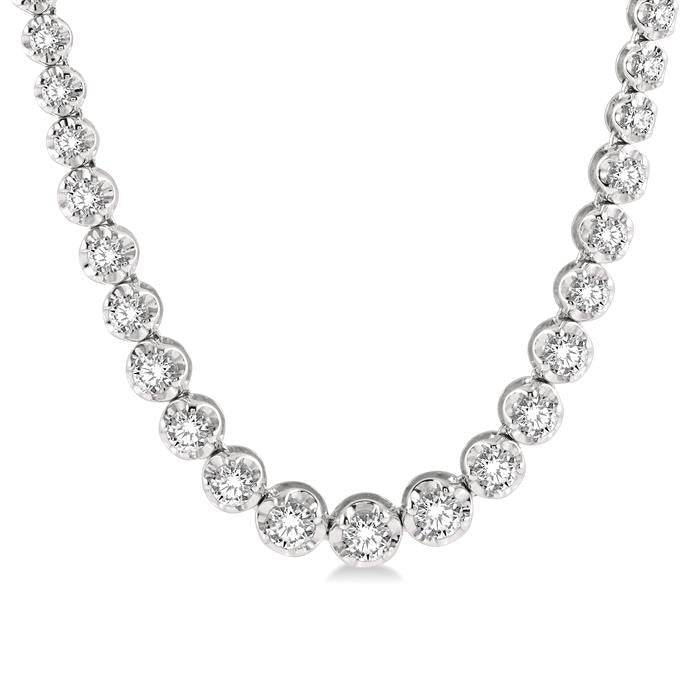 Cypress Xanthe Illusion Diamond Necklace