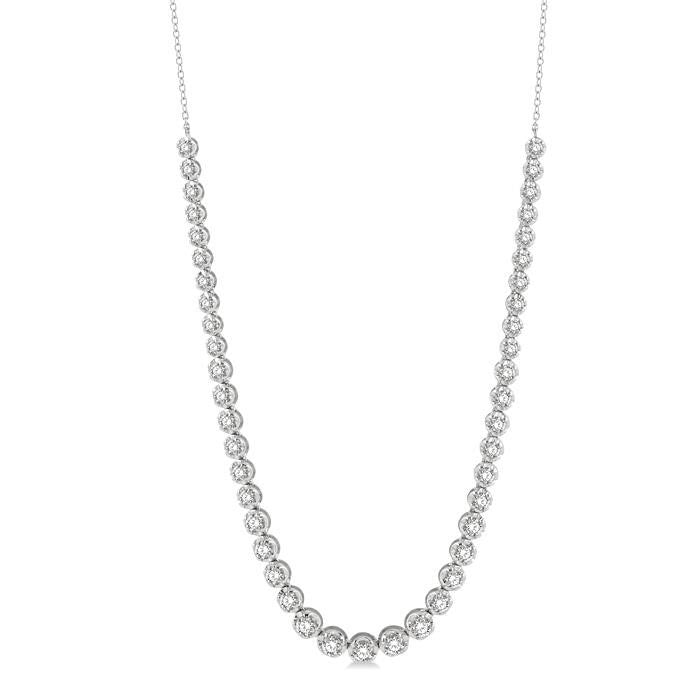 Cascade Freya Illusion Diamond Necklace