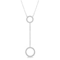 Twin Circle Diamond Necklace