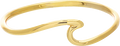 14k Yellow Gold Wave Band