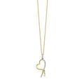 Diamond Heart Knot Pendant
