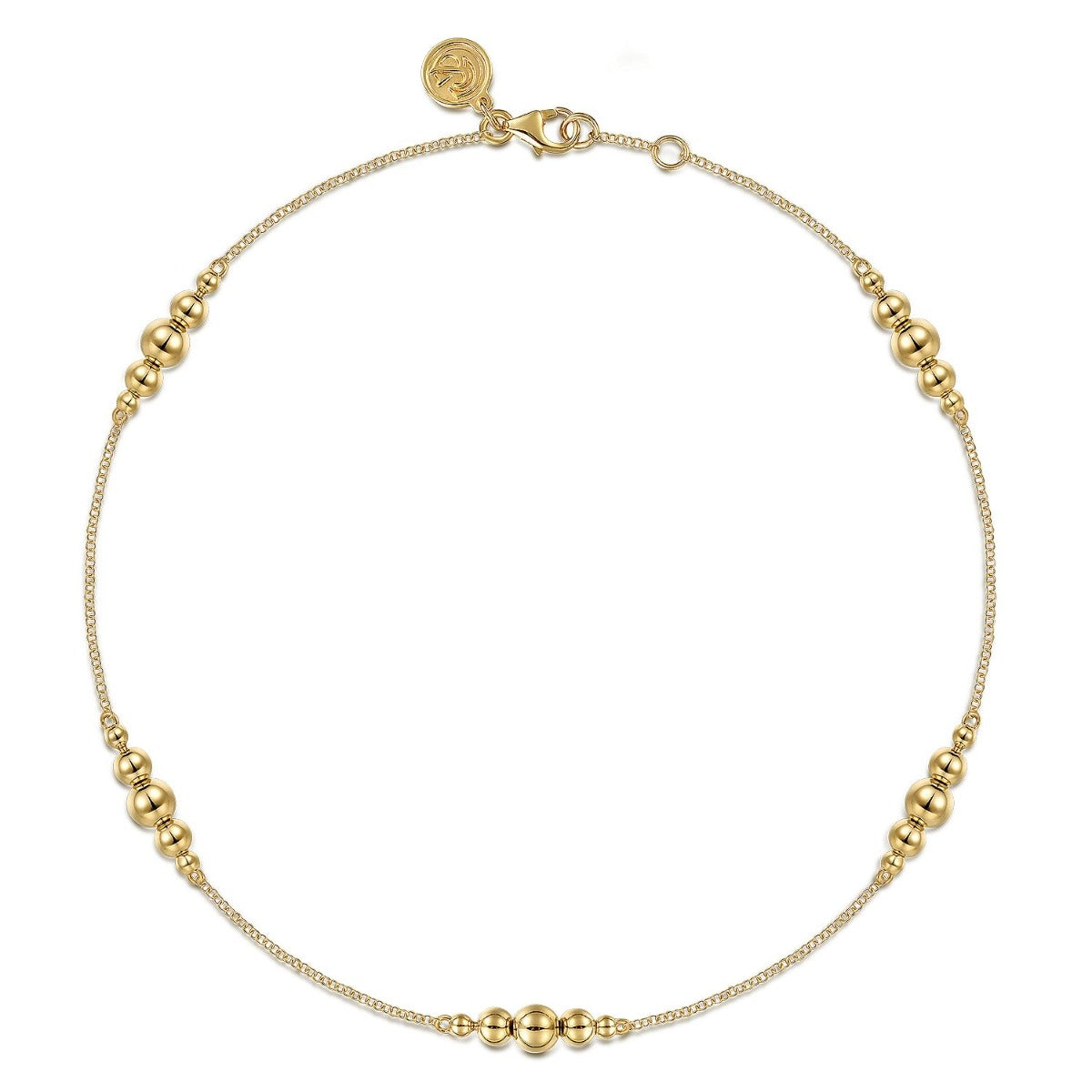 14K Yellow Gold Bujukan Chain Ankle Bracelet