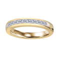 14k Yellow Gold .50tdw Diamond Wedding Band