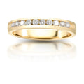 14k Yellow Gold .25tdw Diamond Wedding Band