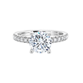 14k White Gold Lab Grown Semi Mount
