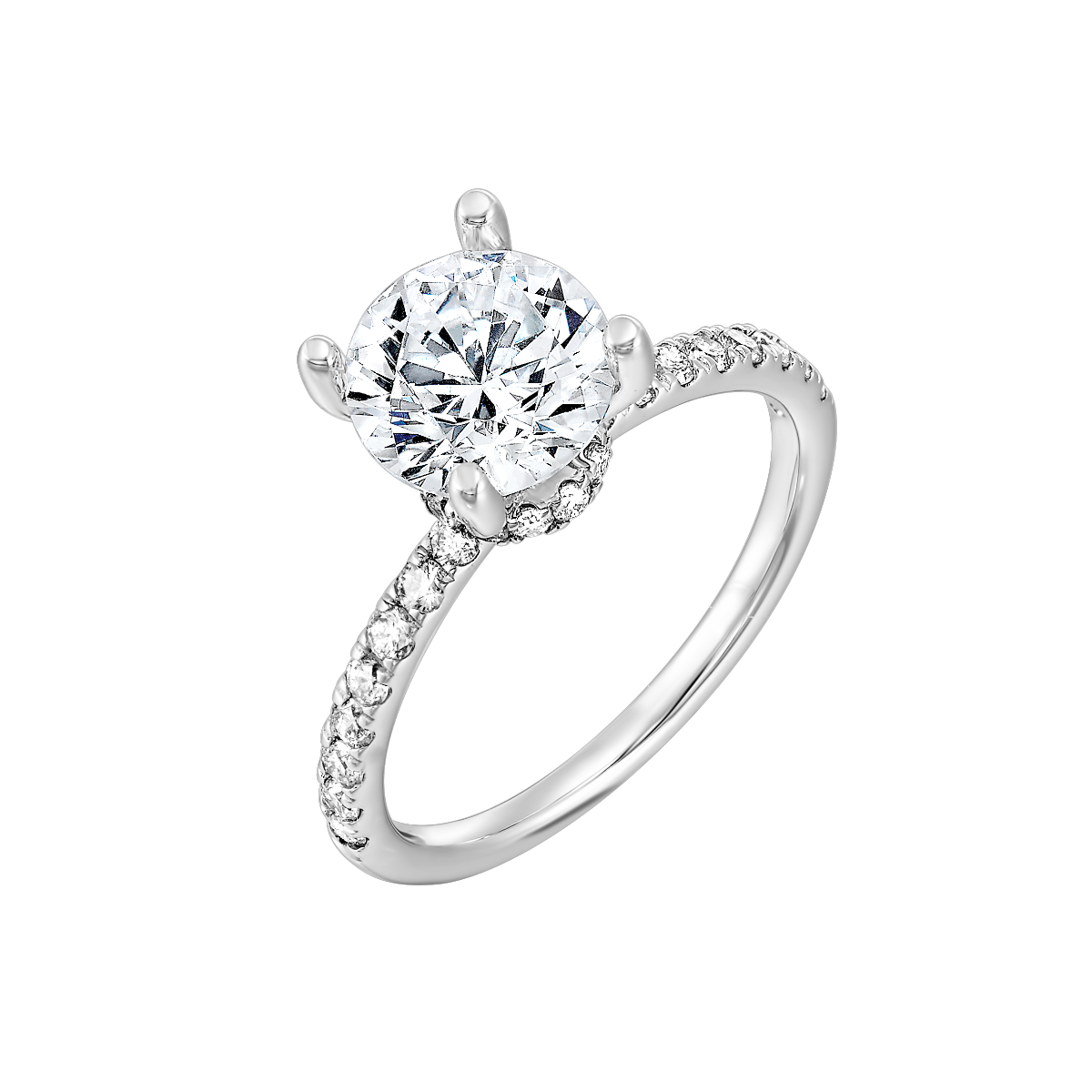 Magnolia Diamond Semi-Mount Ring