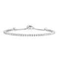 Silver White Gold Bracelet