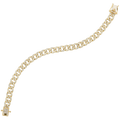 14k Yellow Gold Diamond Bracelet 2 1/2ctw