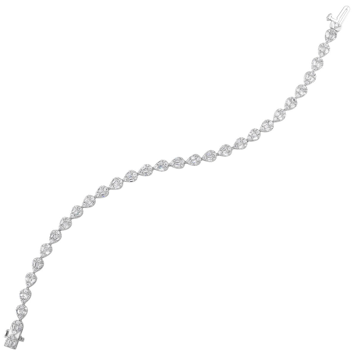 White Diamond Bracelet 2ctw