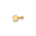 Eros 14k 20 Gauge Polished Flower Nose Stud