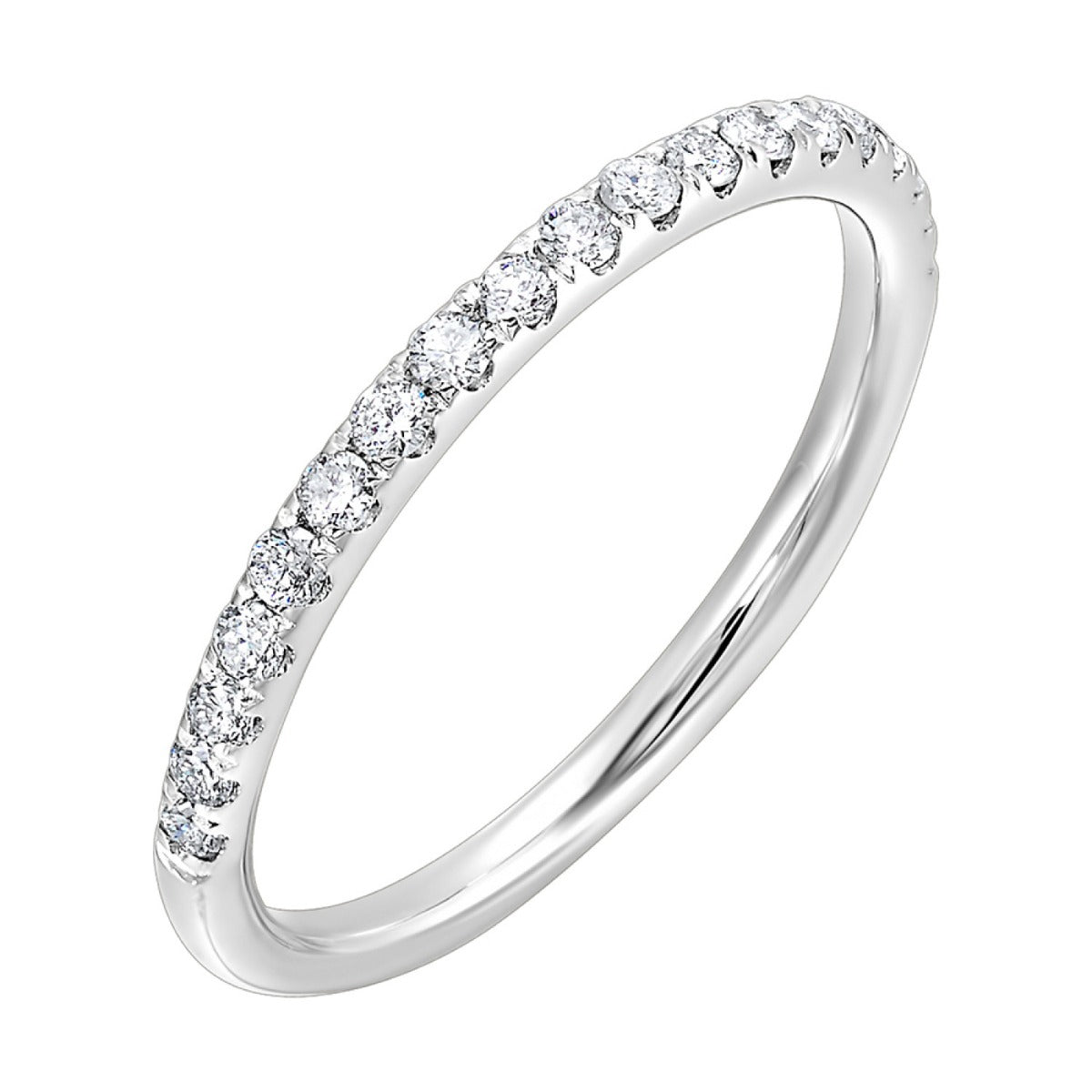 Alira 14K White Gold 1/4CTW Diamond Band