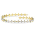Flower Petals Stud Bracelet (Round)