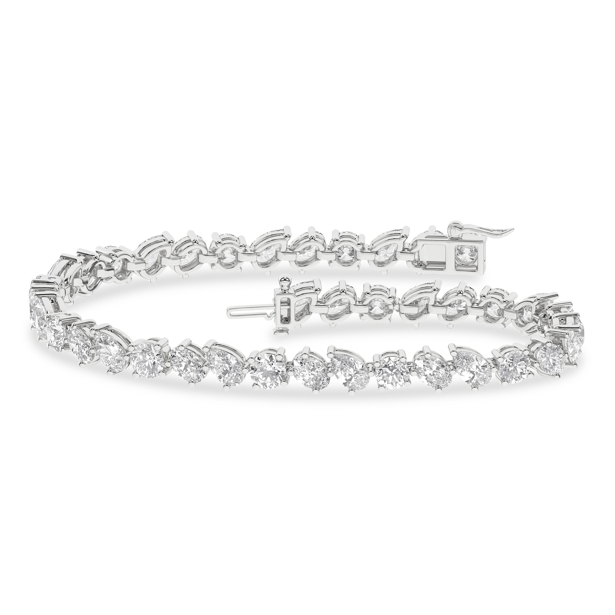 Tennis Bracelet (Mix-Round/Oval/Pear)