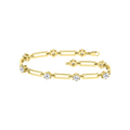 Open Link Diamond Bracelet (Round)