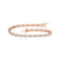 Multi-Shape Diamond Bracelet (Oval, Round)