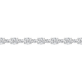Multi-Shape Diamond Bracelet (Oval, Round)