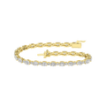 Multi-Shape Diamond Bracelet (Oval, Round)