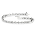 Angled Tennis Bracelet (Emerald/Round)