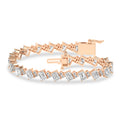 Willow Xyla 14K Rose Gold Emerald Bracelet