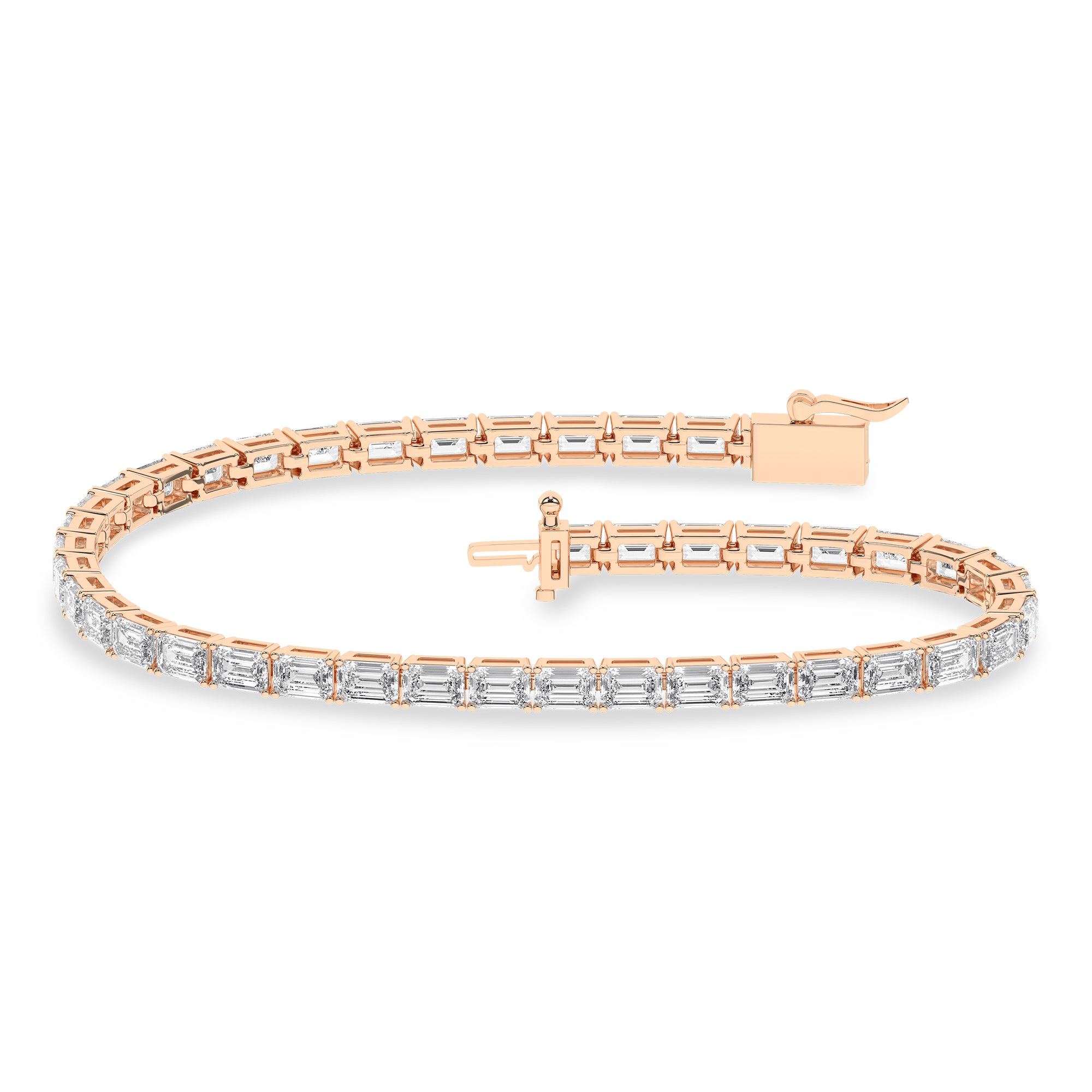 Tessera Umbria 14K Rose Gold Emerald Bracelet