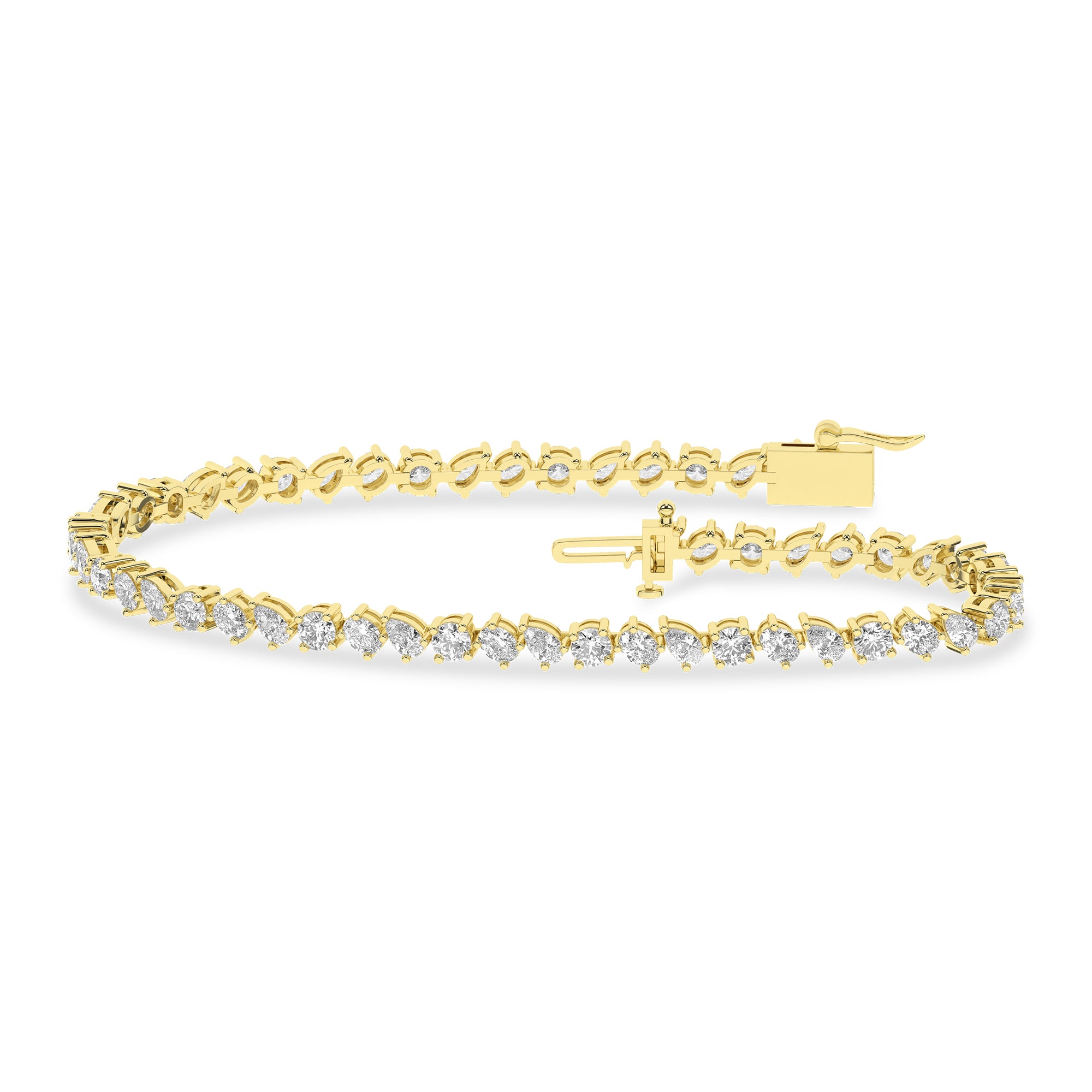 Tennis Bracelet (Mix-Round/Oval/Pear)