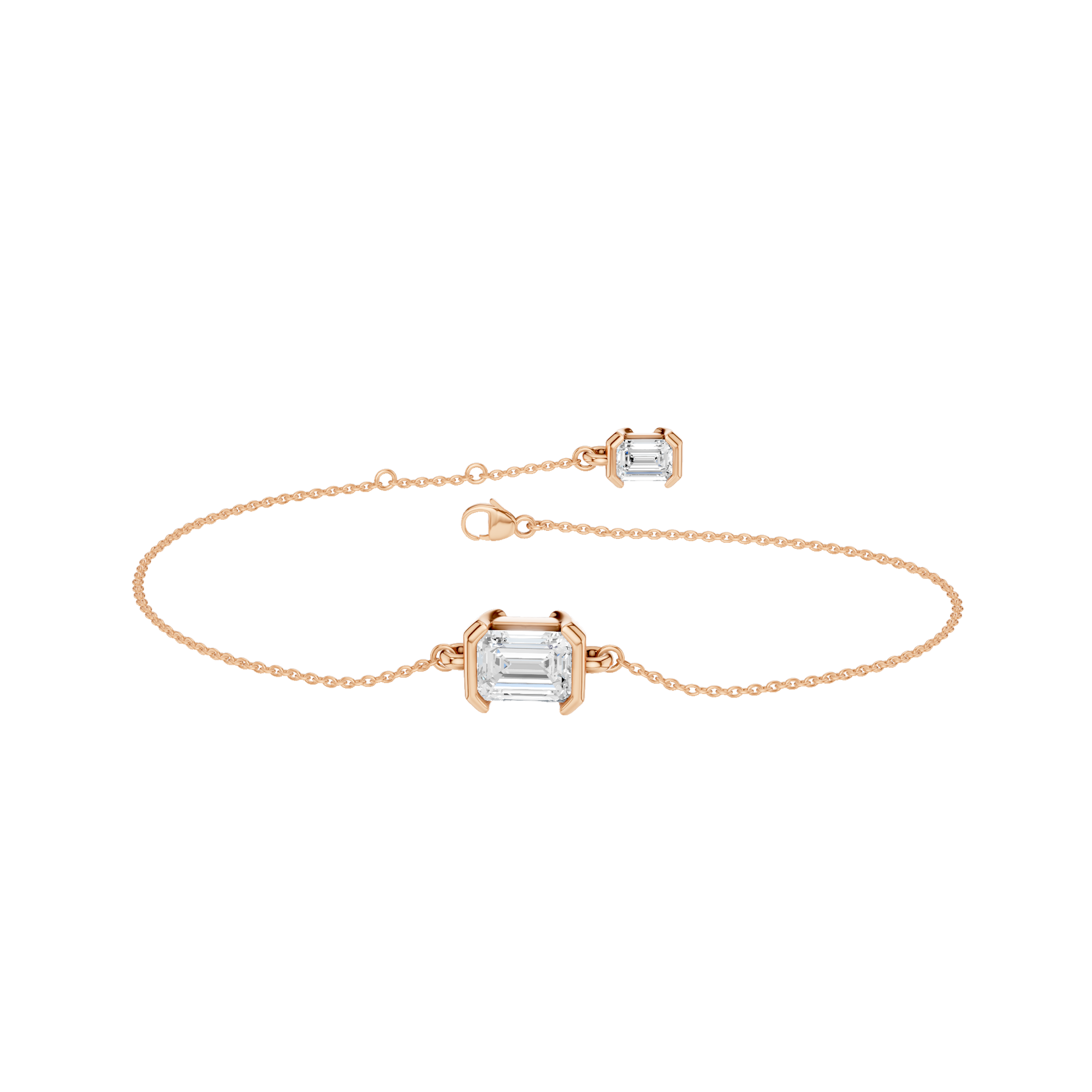 4-Prong Solitaire Bracelet(Emerald)