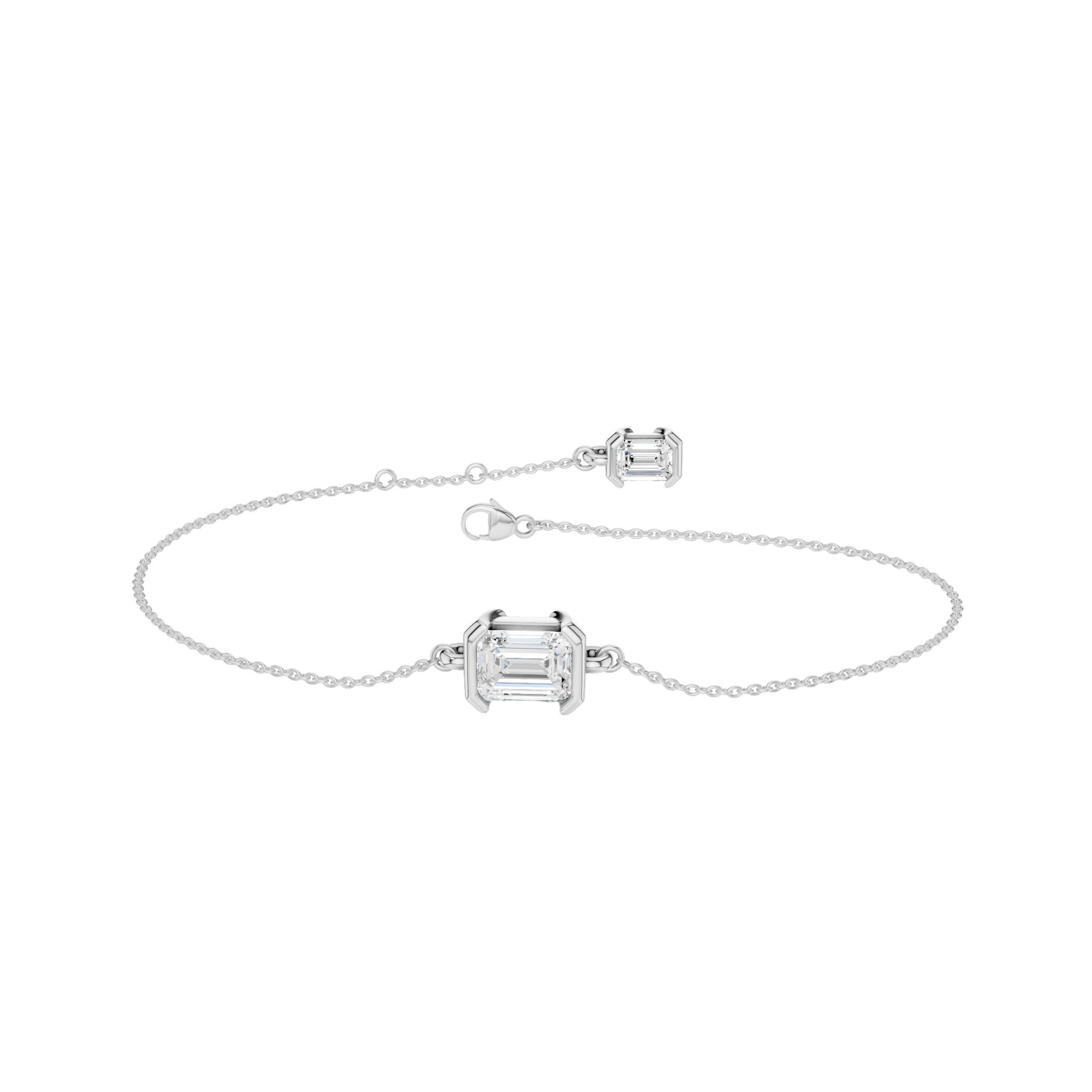4-Prong Solitaire Bracelet(Emerald)