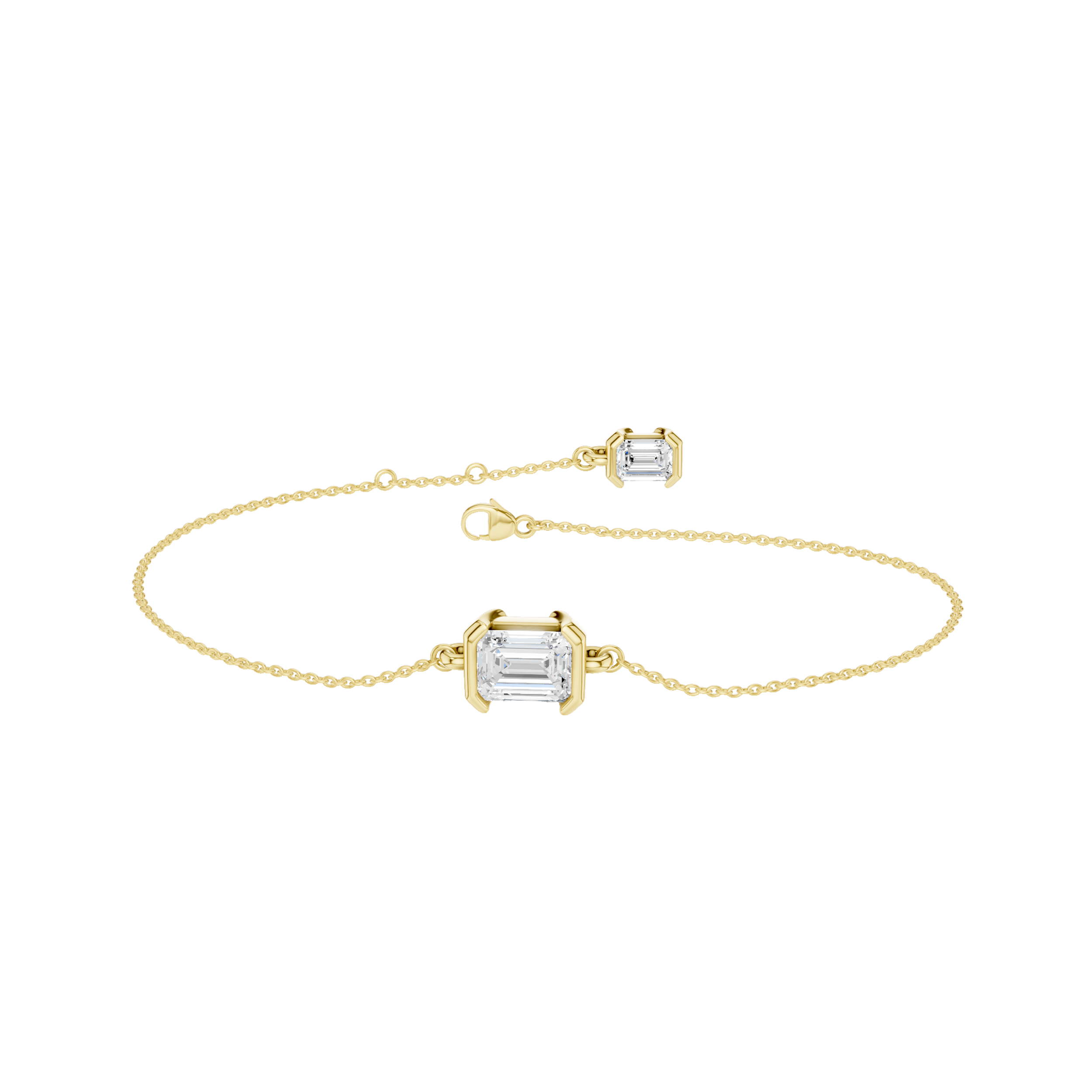 4-Prong Solitaire Bracelet(Emerald)