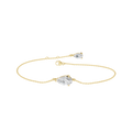 4-Prong Solitaire Bracelet(Pear)
