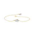 4-Prong Solitaire Bracelet(Pear)