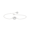 Bezel-Set Solitaire Bracelet(Round)