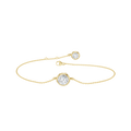 Bezel-Set Solitaire Bracelet(Round)