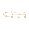 Station Bezel-set Bracelet(Round)