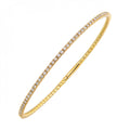 14K Yellow Gold Diamond Bangle .75 CTW