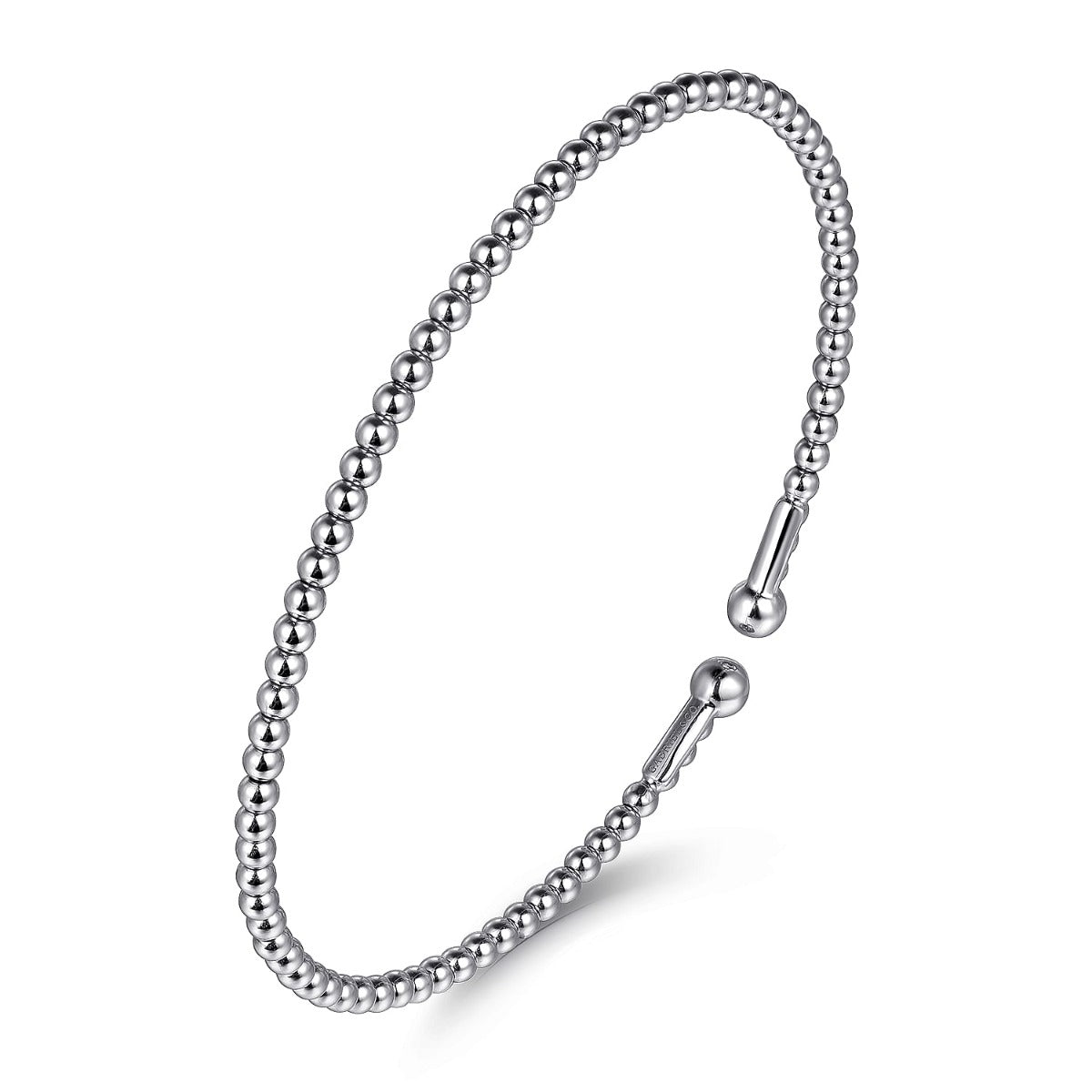 14K White Gold Bujukan Split Bangle