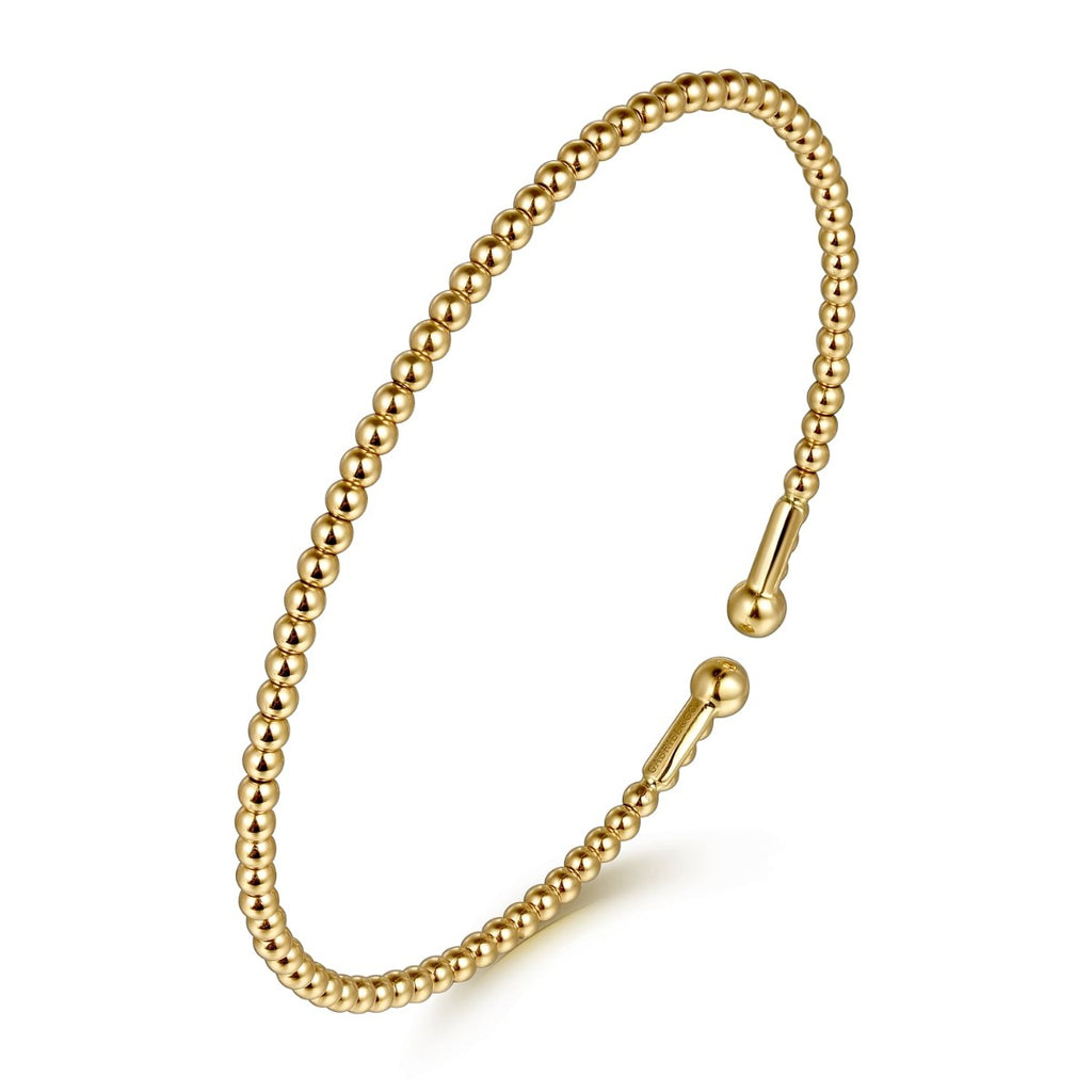 14K Yellow Gold Bujukan Split Bangle