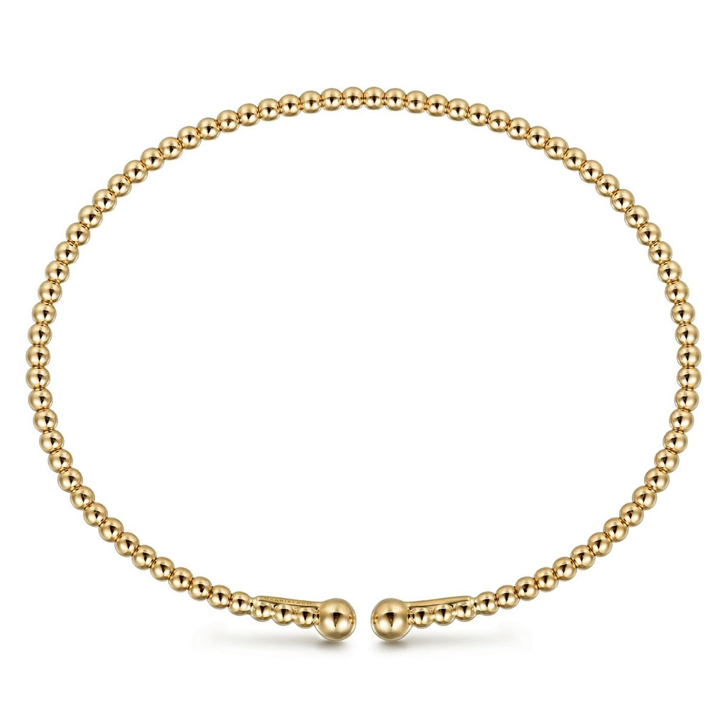 14K Yellow Gold Bujukan Split Bangle