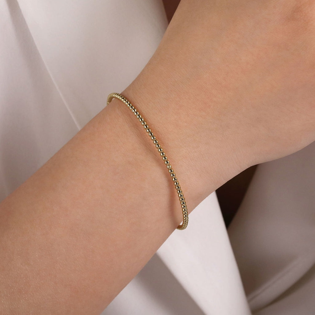 14K Yellow Gold Bujukan Split Bangle