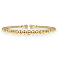 14K Yellow Gold Bujukan Open Bangle