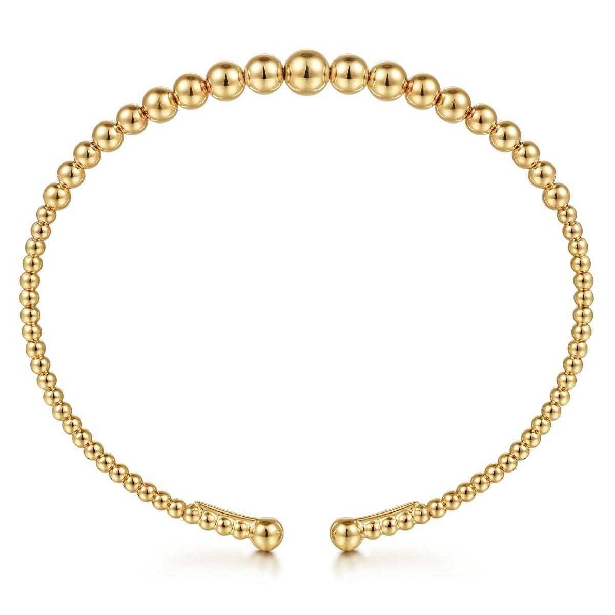 14K Yellow Gold Bujukan Open Bangle