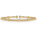14K Yellow Gold Bujukan Split Bangle