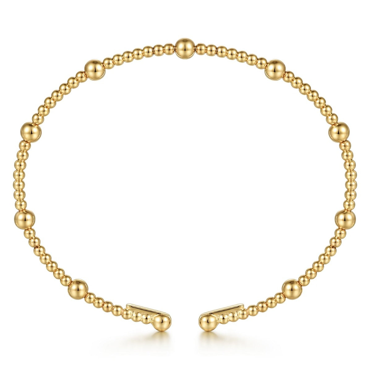 14K Yellow Gold Bujukan Split Bangle