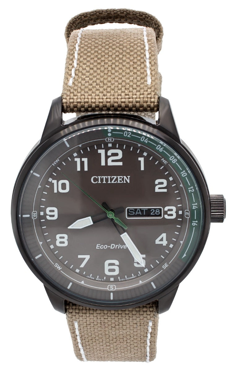 Citizen Tactical 42mm Day Date Eco-Drive – Dunkin's Diamonds