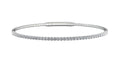 Beacon 14k White Gold Flexible Diamond Bangle